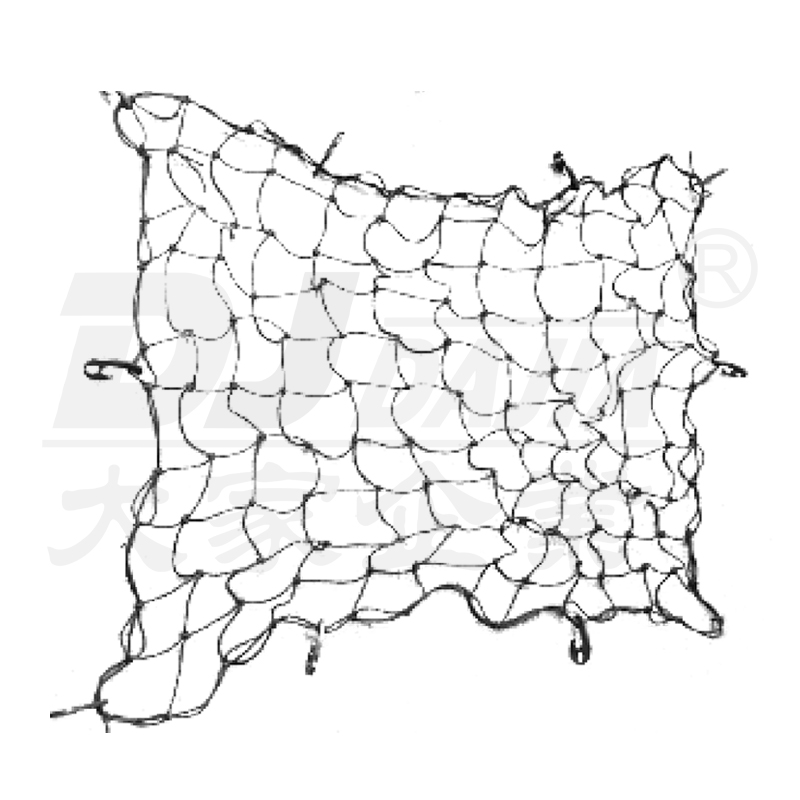 5mmx180x240cm filets de chargement robustes pour des fourgonnettes avec 28 crochets en plastique