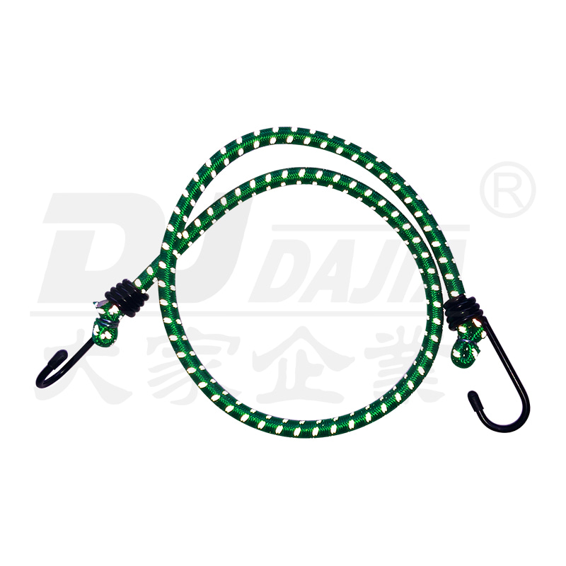Corde élastique à élasticité réfléchissante à crochet en acier