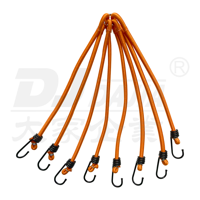 Cordons à élasticité de 8 mm pour 8 sangles à bagages élastiques avec crochets
